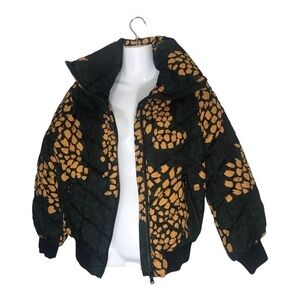 MARCELL VON BERLIN print puffer jacket size 6 BNWT Ski winter core school travel